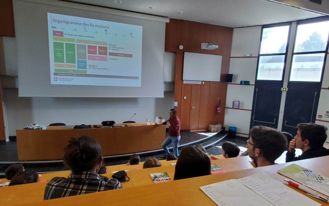 La fac de Sciences de Nantes accueille des élèves du lycée de Carquefou